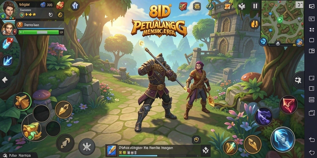 Tampilan gameplay 8ID yang menarik dan penuh petualangan RPG.