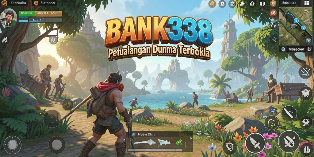 Tampilan gameplay <strong>BANK338</strong> yang memikat dengan eksplorasi dunia terbuka.