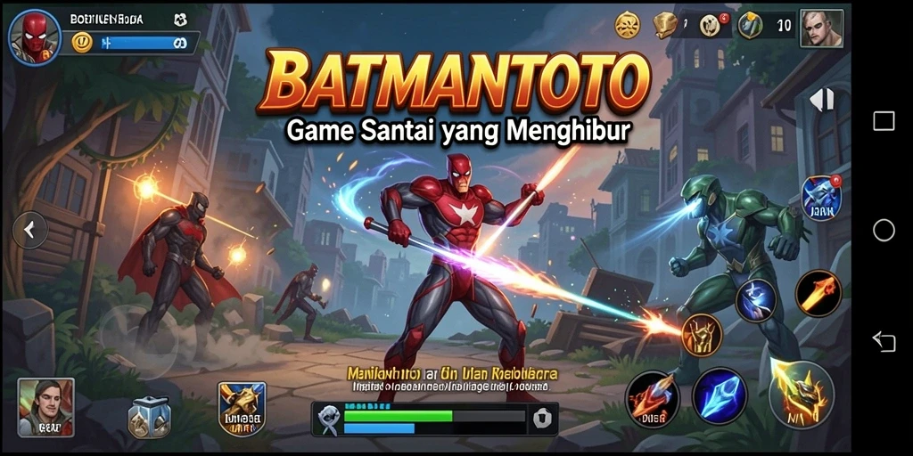 Tangkapan layar gameplay <strong>BATMANTOTO</strong> dengan grafis yang memikat.