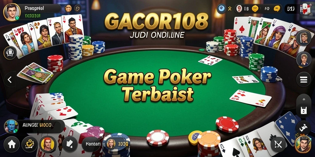 Gameplay GACOR108 yang seru dan menyenangkan dalam permainan Poker.