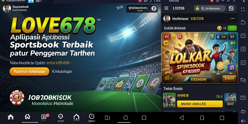 Screenshot utama LOVE678 menampilkan pengalaman taruhan olahraga yang menarik.