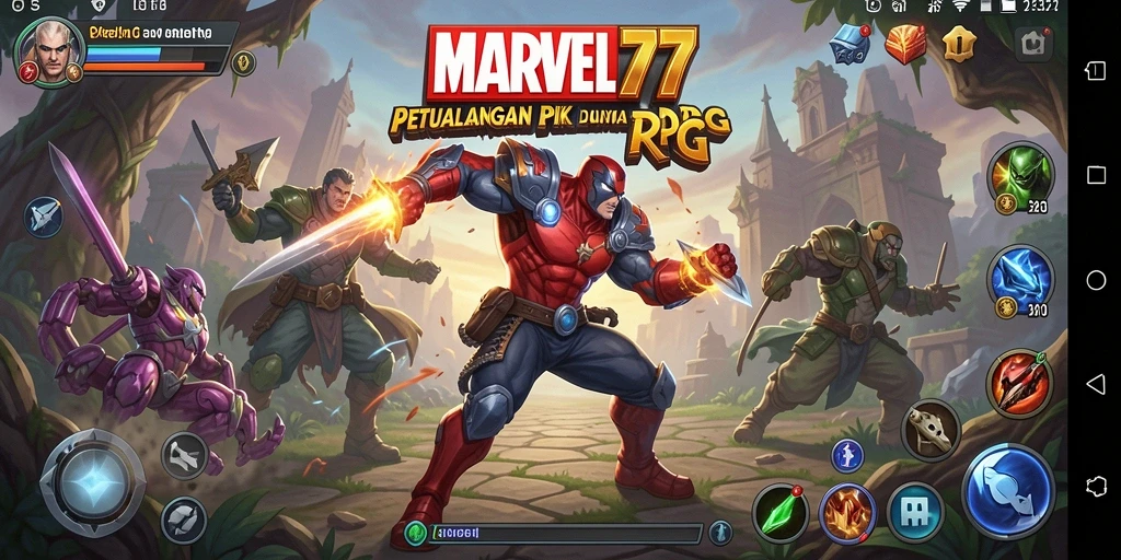 Tampilan gameplay <strong>MARVEL77</strong> yang menegangkan dan menakjubkan dalam dunia RPG.