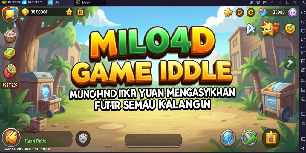 Tampilan gameplay menarik dalam MILO4D yang menunjukkan kemajuan Idle.
